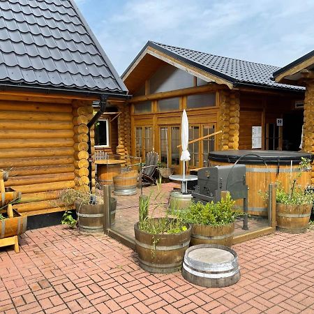 Wellness Huette Am Zwenkauer See Bei Leipzig Exteriér fotografie
