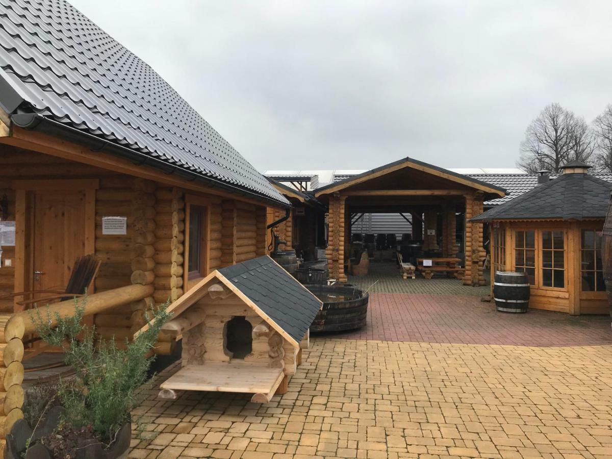 Wellness Huette Am Zwenkauer See Bei Leipzig Exteriér fotografie