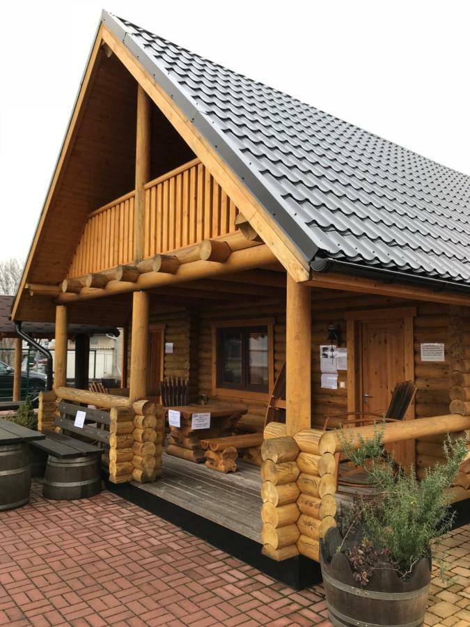 Wellness Huette Am Zwenkauer See Bei Leipzig Exteriér fotografie